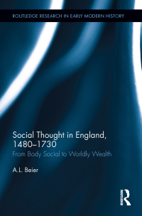 Imagen de portada: Social Thought in England, 1480-1730 1st edition 9781138956865