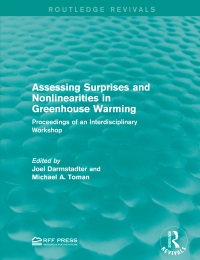 Imagen de portada: Assessing Surprises and Nonlinearities in Greenhouse Warming 1st edition 9781138953710