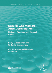 Cover image: Natural Gas Markets After Deregulation 1st edition 9781138953420