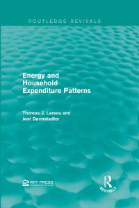 Imagen de portada: Energy and Household Expenditure Patterns 1st edition 9781138953086