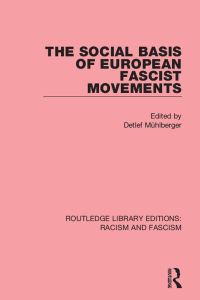 Immagine di copertina: The Social Basis of European Fascist Movements 1st edition 9781138940291