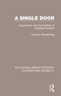 Cover image: A Single Door 1st edition 9781138951310