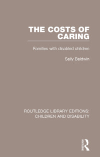Imagen de portada: The Costs of Caring 1st edition 9781138951068