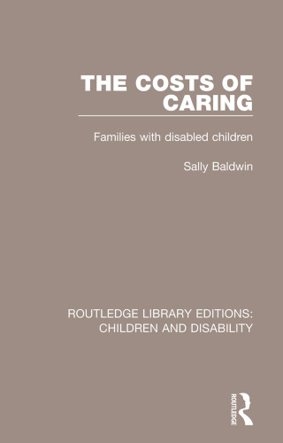 Cover image: The Costs of Caring 1st edition 9781138951068