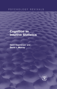 Imagen de portada: Cognition as Intuitive Statistics 1st edition 9781138950221