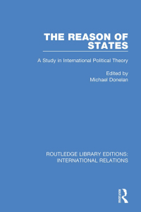 Imagen de portada: The Reason of States 1st edition 9781138942288