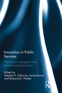 صورة الغلاف: Innovation in Public Services 1st edition 9781138949829