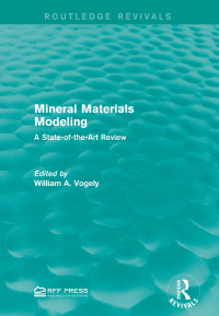 Cover image: Mineral Materials Modeling 1st edition 9781138949461
