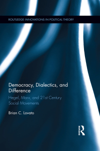 Cover image: Democracy, Dialectics, and Difference 1st edition 9781138949294