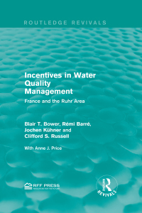 Titelbild: Incentives in Water Quality Management 1st edition 9781138948914