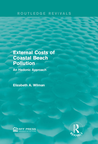 Cover image: External Costs of Coastal Beach Pollution 1st edition 9781138948310