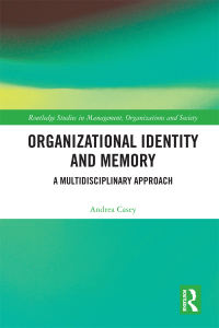 Cover image: Organizational Identity and Memory 1st edition 9780367732295