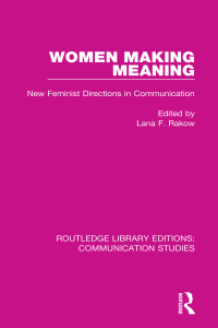صورة الغلاف: Women Making Meaning 1st edition 9781138940420