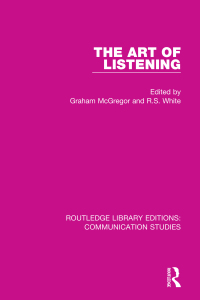 Imagen de portada: The Art of Listening 1st edition 9781138959538