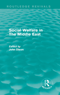 Immagine di copertina: Social Welfare in The Middle East 1st edition 9781138946880