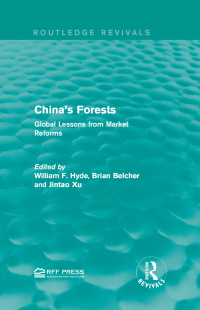 Imagen de portada: China's Forests 1st edition 9781138946279