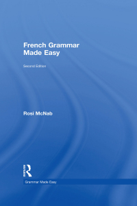 Cover image: French Grammar Made Easy 2nd edition 9781138946217
