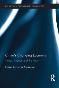 Cover image: China's Changing Economy 1st edition 9781138945975