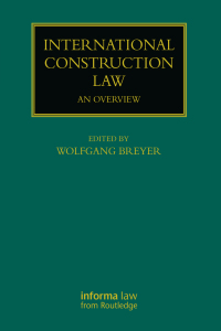 Imagen de portada: International Construction Law 1st edition 9781138945470