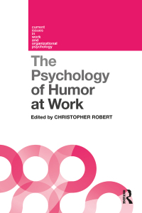 Imagen de portada: The Psychology of Humor at Work 1st edition 9781138944947