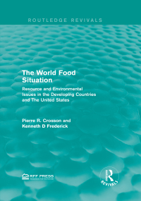 Cover image: The World Food Situation 1st edition 9781138944619
