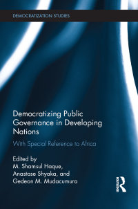 Imagen de portada: Democratizing Public Governance in Developing Nations 1st edition 9780367141929