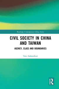 Imagen de portada: Civil Society in China and Taiwan 1st edition 9780367209193