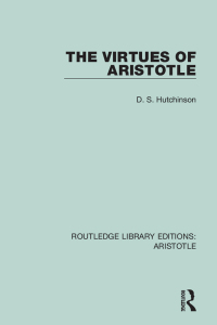Cover image: The Virtues of Aristotle 1st edition 9781138942332