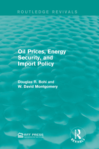 Imagen de portada: Oil Prices, Energy Security, and Import Policy 1st edition 9781138941212