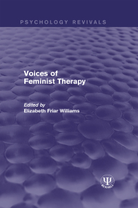 Cover image: Voices of Feminist Therapy 1st edition 9781138941519