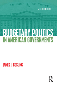 Imagen de portada: Budgetary Politics in American Governments 6th edition 9781138923430