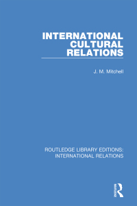 Imagen de portada: International Cultural Relations 1st edition 9781138941014