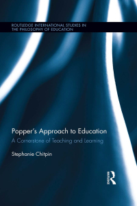 Imagen de portada: Popper’s Approach to Education 1st edition 9781138940772