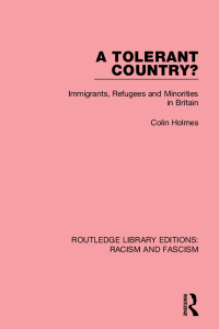 Cover image: A Tolerant Country? 1st edition 9781138940451