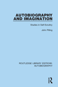 صورة الغلاف: Autobiography and Imagination 1st edition 9781138939462