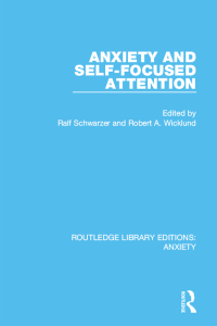 Titelbild: Anxiety and Self-Focused Attention 1st edition 9781138939721