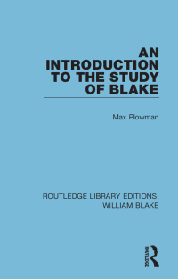 Imagen de portada: An Introduction to the Study of Blake 1st edition 9781138939257