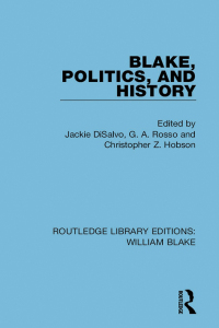 Imagen de portada: Blake, Politics, and History 1st edition 9781138939103