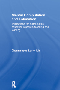 Omslagafbeelding: Mental Computation and Estimation 1st edition 9781138938434