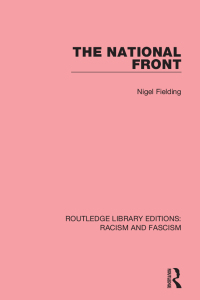 Imagen de portada: The National Front 1st edition 9781138938366