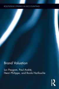 Cover image: Brand Valuation 1st edition 9781138616899