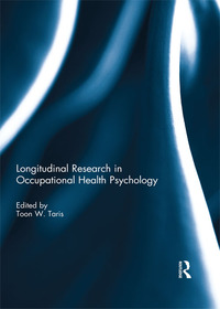 Imagen de portada: Longitudinal Research in Occupational Health Psychology 1st edition 9781138098954