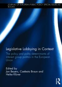 Cover image: Legislative Lobbying in Context 1st edition 9781138932760