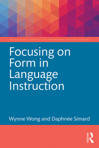 Cover image: Focusing on Form in Language Instruction 1st edition 9781138500747