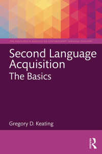 Cover image: Second Language Acquisition: The Basics 1st edition 9781138500891