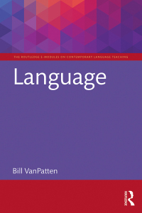 Cover image: Language 1st edition 9781138931695