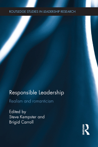 Imagen de portada: Responsible Leadership 1st edition 9781138931299
