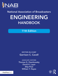Imagen de portada: National Association of Broadcasters Engineering Handbook 11th edition 9781138930513