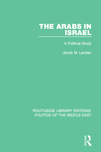 Cover image: The Arabs in Israel 1st edition 9781138930018