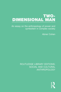 Imagen de portada: Two-Dimensional Man 1st edition 9781138929050